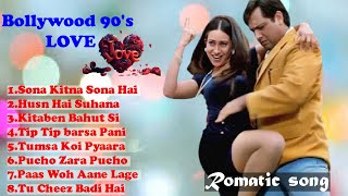 1990 Hindi Hit Songs Hindi Love Songs  Blockbuster Songs JukeboxBollywood Romantic Love Song [upl. by Ziguard870]