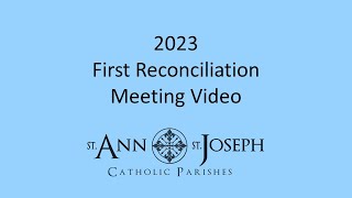 2023 First Reconciliation Meeting [upl. by Sicnarf966]