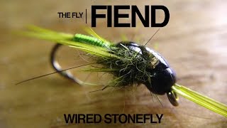 Wired Stonefly Fly Tying Tutorial  The Fly Fiend [upl. by Necila]