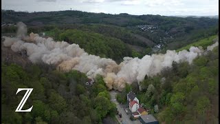 A45Brücke AutobahnTalbrücke in NRW erfolgreich gesprengt [upl. by Lletnahc939]