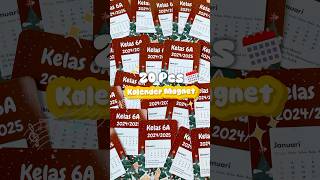 Kalender Magnet cuma 3 ribuan ajaa🤩🫶🏻 kalendermini kadounik hampersnatal [upl. by Gleason774]