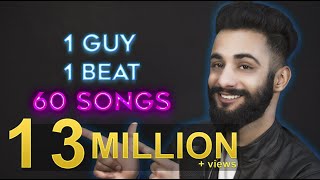 1 GUY  1 BEAT  60 SONGS  Aarij Mirza  Mashup [upl. by Anirba]