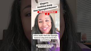 Singers Audition song Star Spangled Banner [upl. by Noffihc]