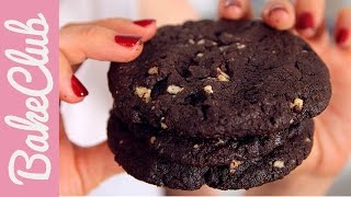 Double Chocolate Cookies  BakeClub [upl. by Aneehs422]