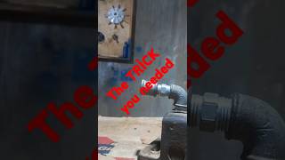 DIY Pipe Opening Trick  No Wrench Needed [upl. by Nadaha]