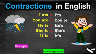 Contractions in English  English Grammar  Learn English [upl. by Dylan]