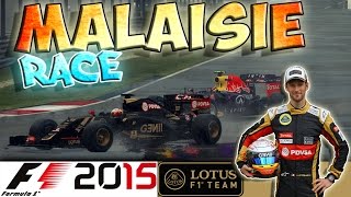 F1 2015  Championship  GP de Malaisie  La Course [upl. by Eelanej456]