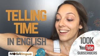 Telling Time in English  100K Subscribers Celebration Video [upl. by Jaret]