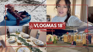 VLOGMAS 18 🎄🎅🏻 Día de de nieve y más mercados navideños [upl. by Ibby682]