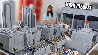 HUGE LEGO Star Wars Battle Of Coruscant Moc  Finale Walk Through [upl. by Yraillih291]