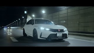 ミノリは、あの夜に、シビックTYPERで、名古屋の高速を、少し走ります。  FL5 HONDA CIVIC typeR 4K [upl. by Reffotsirhc]