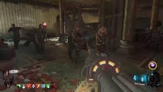 BLACK OPS 3 ZOMBIES WORLD RECORD ATTEMPT LIVE ROUND 100 STRATEGY KINO DER TOTEN how to high round [upl. by Nalor]