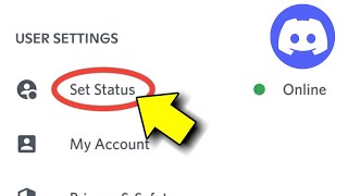 How To Change Your Discord Status On Mobile  Online To Offline [upl. by Borrell]