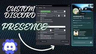 CREATE Your OWN CUSTOM Discord Presence Status [upl. by Nashoma]