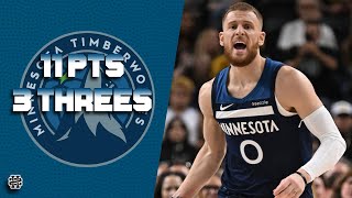 Donte DiVincenzo 11 pts 3 threes vs Lakers 2024 Preseason [upl. by Acnaib]