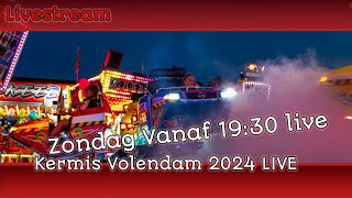 Kermis Volendam 2024 Zondag  KermisVlogs live 3 [upl. by Fransisco460]