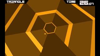 Super Hexagon Level 1 Complete  PC Gameplay Steam quotHexagonquot [upl. by Ten254]