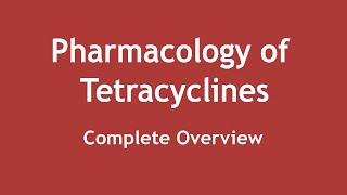 Pharmacology of Tetracyclines  Complete Overview ENGLISH  Dr Shikha Parmar [upl. by Scrogan]