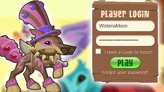 I HACKED WISTERIAMOON  Animal Jam [upl. by Seaver683]