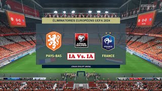 PaysBas  France FC 24  Éliminatoires Européens UEFA 2024 Groupe B  IA VS IA [upl. by Milton301]