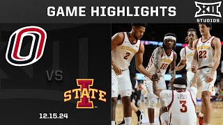 Omaha vs 3 Iowa State Game Highlights  202425 Big 12 Men’s Basketball [upl. by Warford]