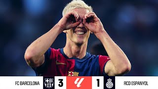 Barcelona vs Espanyol 31 Resumen LALIGA EA SPORTS 202425 barça vs espanyol BarçaEspanyol [upl. by Taveda]