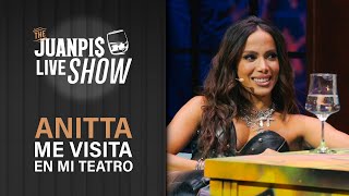 Anitta la diosa de Brasil me visita en mi teatro  The Juanpis Live Show [upl. by Ahseekat]