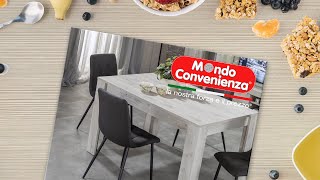 Tavolo allungabile BASIC  MONDO CONVENIENZA [upl. by Ithnan]