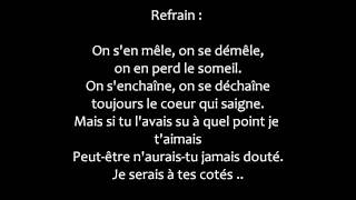 Je voulais juste que tu maimes  Amel Bent Lyrics [upl. by Reniar853]