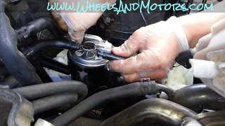 How to change fuel filter for Audi A6 C6 4F 20 tdi [upl. by Glinys]