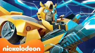 Bumblebee Being Iconic in Transformers Earthspark for 28 Minutes Straight  Nicktoons [upl. by Zeb345]