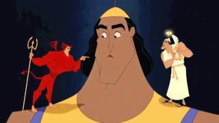 Emperors New Groove 18 Best Movie Quote  Kronks Shoulder Angel and Devil 2000 [upl. by Mohorva28]