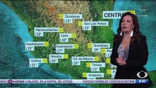 Clima Raquel Méndez La Señora del clima Febrero 2020 [upl. by Luciano]