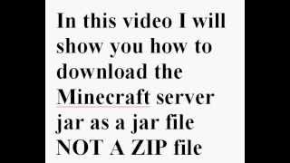 How to download a Minecraft jar as a jar not a zip [upl. by Lihp]