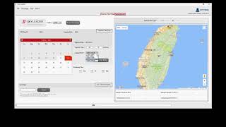 SKYLEADER V20 teaching video  Set the departure time [upl. by Kcyrred]