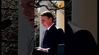 Bolsonaro faz discurso épico com Donald Trump shorts [upl. by Aredna]