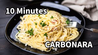 My simple pasta carbonara recipe easy  Special KidsFriendly [upl. by Enaillil]