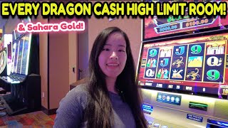 I Played Every Dragon Cash Slots in The High Limit Room And Sahara Gold Action 🐼 💵 Lightning LInk [upl. by Annez]