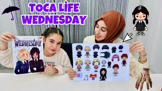 WEDNESDAY TOCA LİFE GİYDİRME ETKİNLİĞİ YAPALIM  ELİF SİNEM TOCA LİFE WEDNESDAY [upl. by Ljoka395]