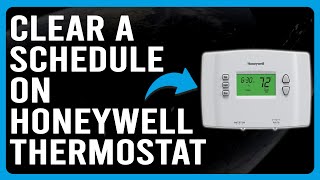 How To Clear Schedule On Honeywell Thermostat How To Cancel Schedule On Honeywell Thermostat [upl. by Earazed402]