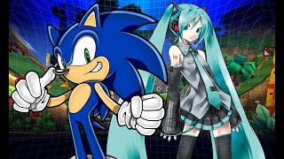 Vocaloid music works for Sonic gameplay [upl. by Nwahsaj176]