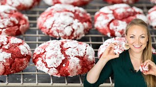 Soft Chewy Red Velvet Cookies [upl. by Butte769]