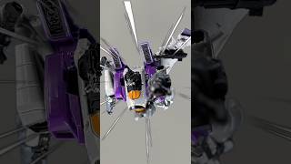 Transformers Studio series Skywarp Transforming Stopmotion shorts [upl. by Rfinnej]