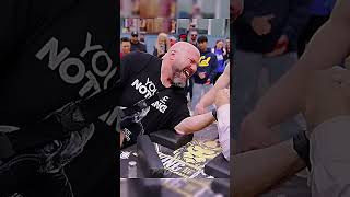 Larry Wheels showed a master class to 26x World Champ Allen Fisher🥶  armwrestling [upl. by Millda]