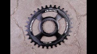 BURGTEC Oval Chainring  Circle vs Oval [upl. by Roscoe284]