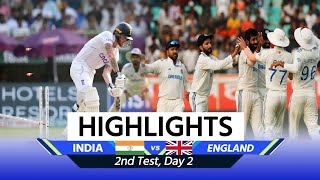 IND vs ENG 2nd Test Day 2 Highlights India vs England Test Match Highlights Today Match Highlights [upl. by Thagard34]