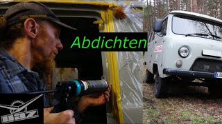 SchallDämmmatten und Abdichten EP 3 UAZ Buchanka [upl. by Tezil403]