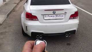 BMW SERIE 1 M SCARICO CON VALVOLA EXHAUST VALVE WIRELESS POWER MOTIVE [upl. by Eceinart716]