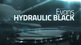 Evans Hydraulic Black Coated  Snare Drum Head Review [upl. by Janith]