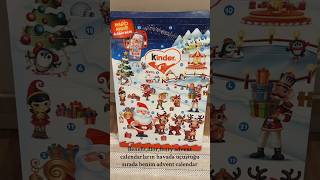 Kinderin yeni yıl çikolatası kinder cikolata noel chocolate [upl. by Casabonne]